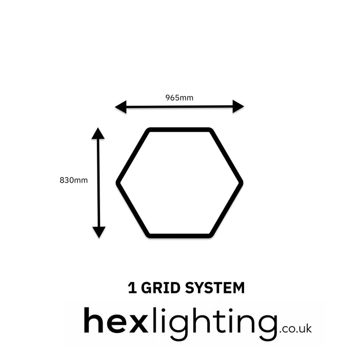 1 Grid Hexagon Lighting Kit